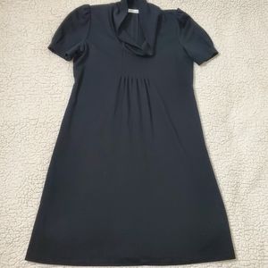 Calvin Klein Short Sleeve Knit Dress Size S/M Cowl Neck